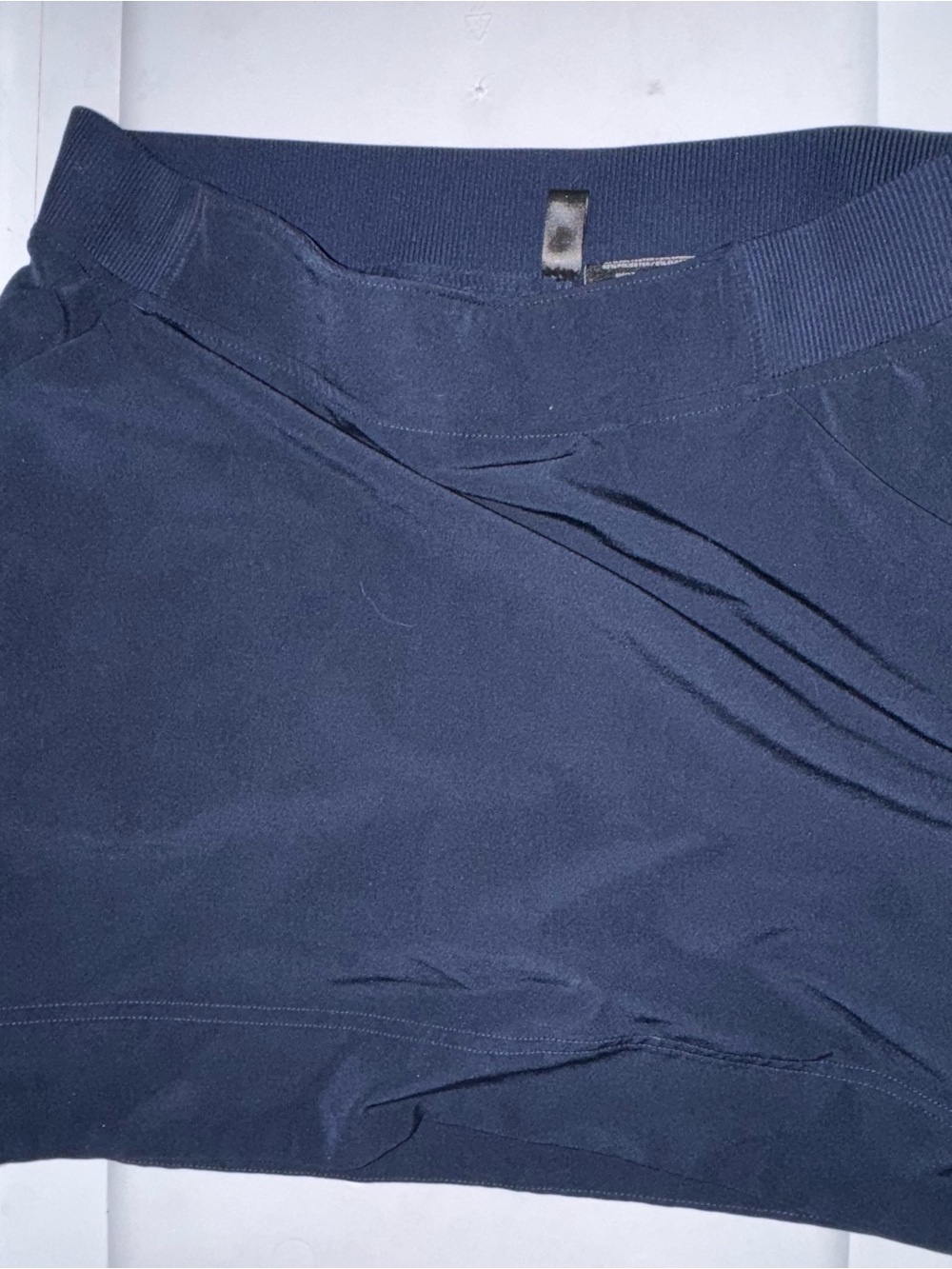 Women's Navy Skort with Elastic Waistband